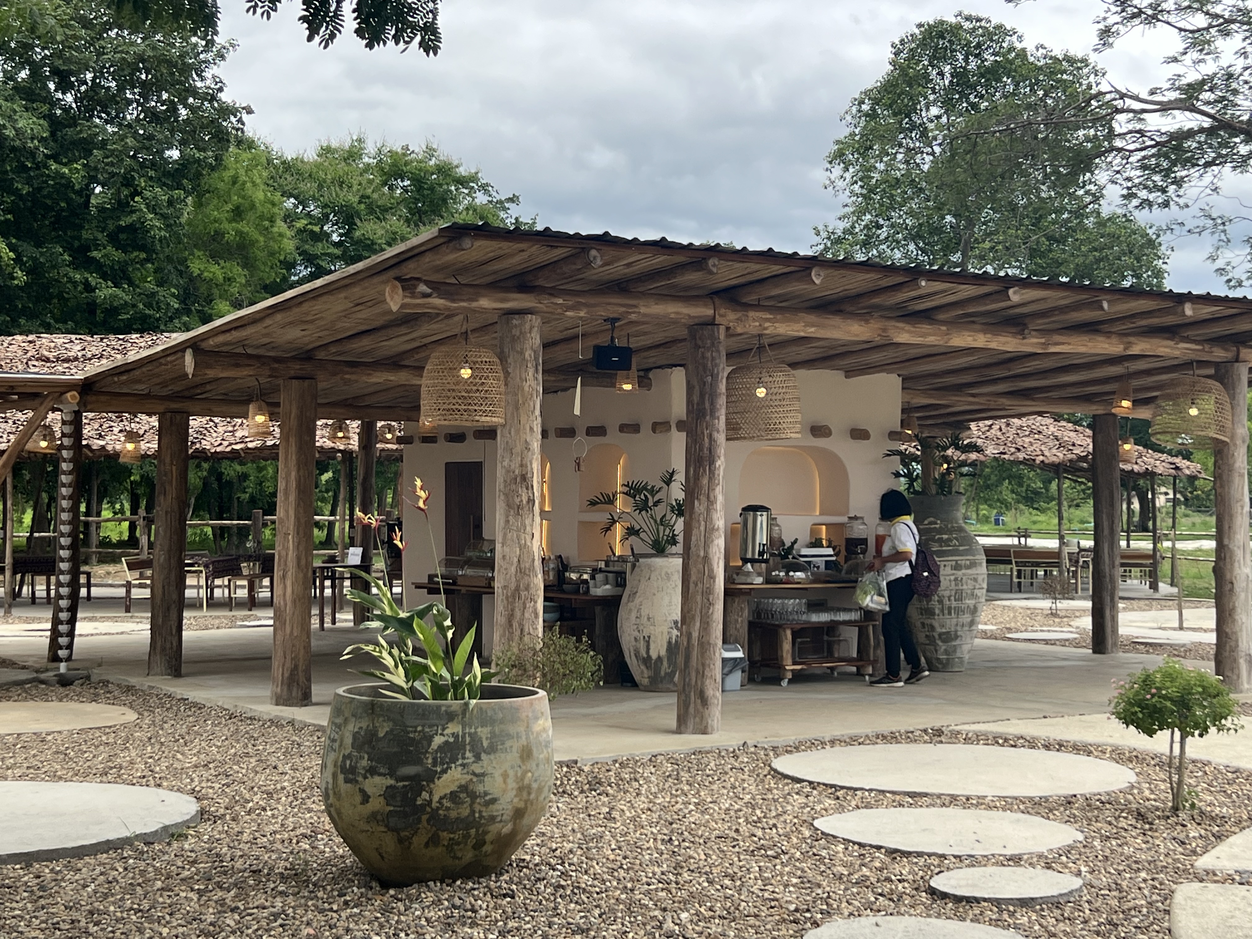 チェンマイ エレファント コミュニケーション体験カフェツアー (往復送迎付き)