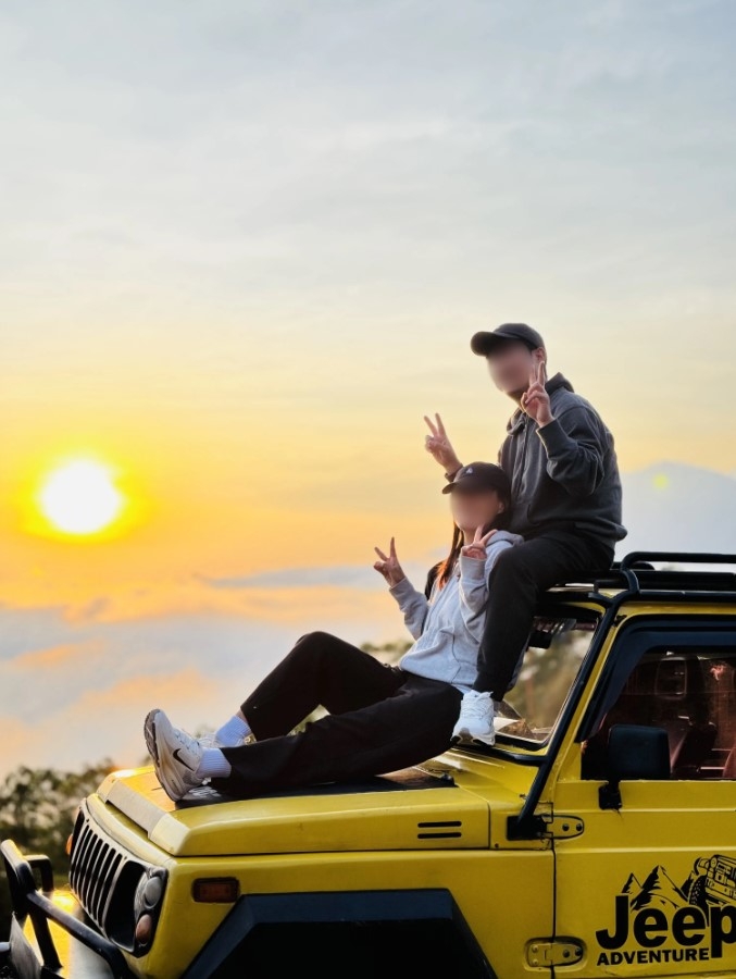 발리 바투르산 일출 지프 + 블랙라바 + 스윙 한국어 가이드 단독 투어