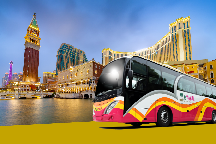 마카오 - 홍콩 연결 셔틀버스 편도 티켓 (침사추이 도착)