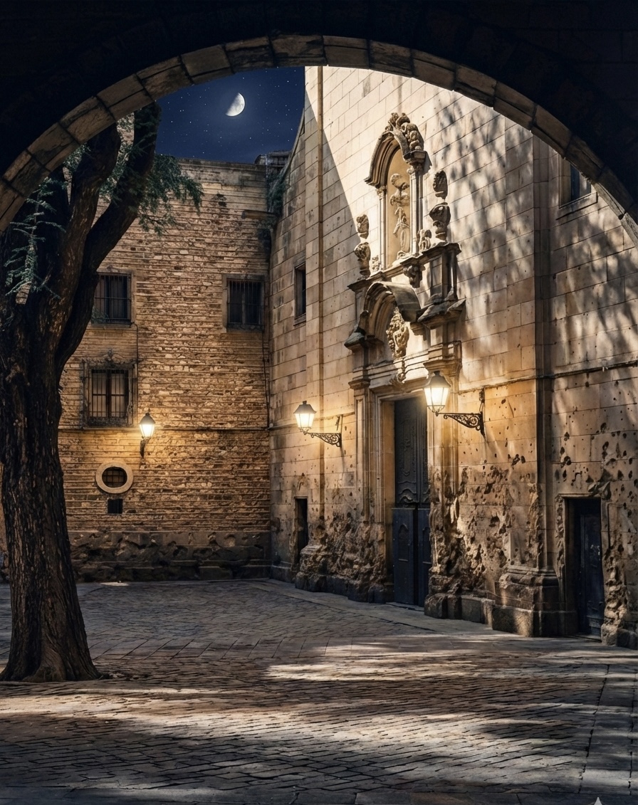 고딕 야경 투어 -조명이  켜지고 , 노을이 돌벽에 머무는 시간, 시간 여행을 떠나볼게요