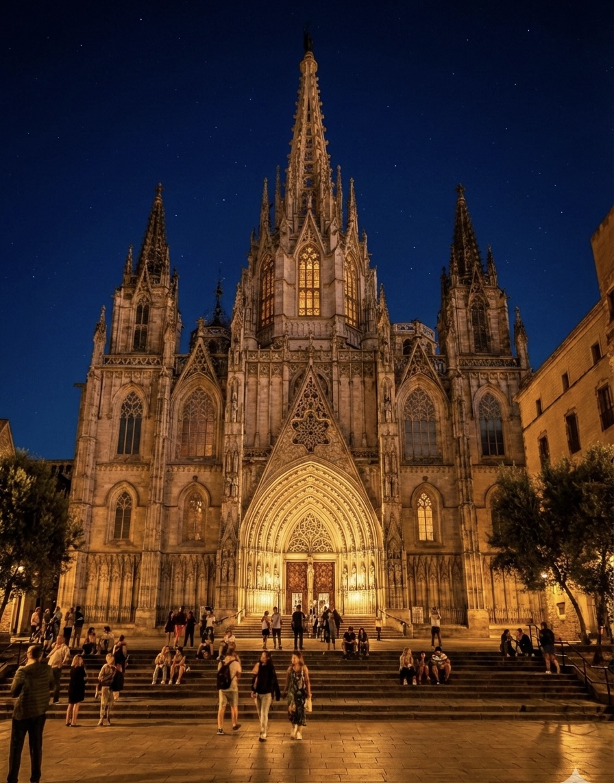 고딕 야경 투어 -조명이  켜지고 , 노을이 돌벽에 머무는 시간, 시간 여행을 떠나볼게요