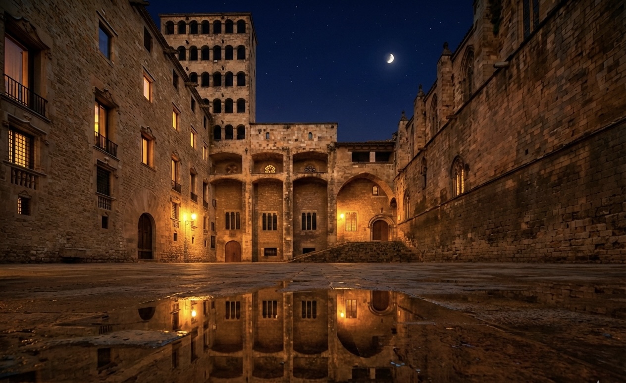 고딕 야경 투어 -조명이  켜지고 , 노을이 돌벽에 머무는 시간, 시간 여행을 떠나볼게요