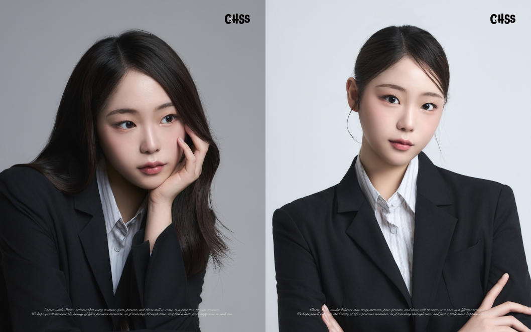 Seoul Jongno: Korean Style White Portrait/Passport/Visa/Profile Photo & Hair Makeup