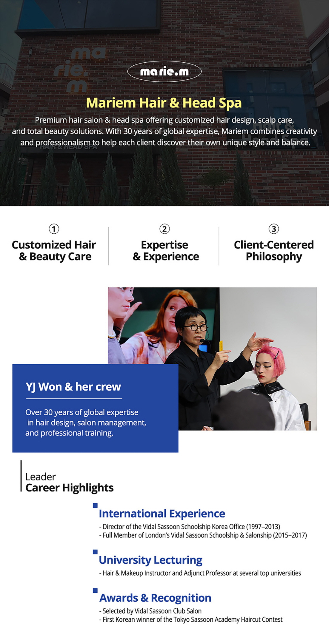 Seoul Seongdong Mariem Hair & Head Spa – Style Consulting & Premium Scalp Care Voucher