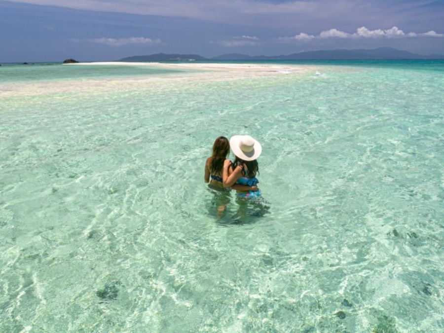 [독점할인] 이시가키 환상의 섬 하마지마 스노클링 & 다케토미섬 자유관광 일일 투어