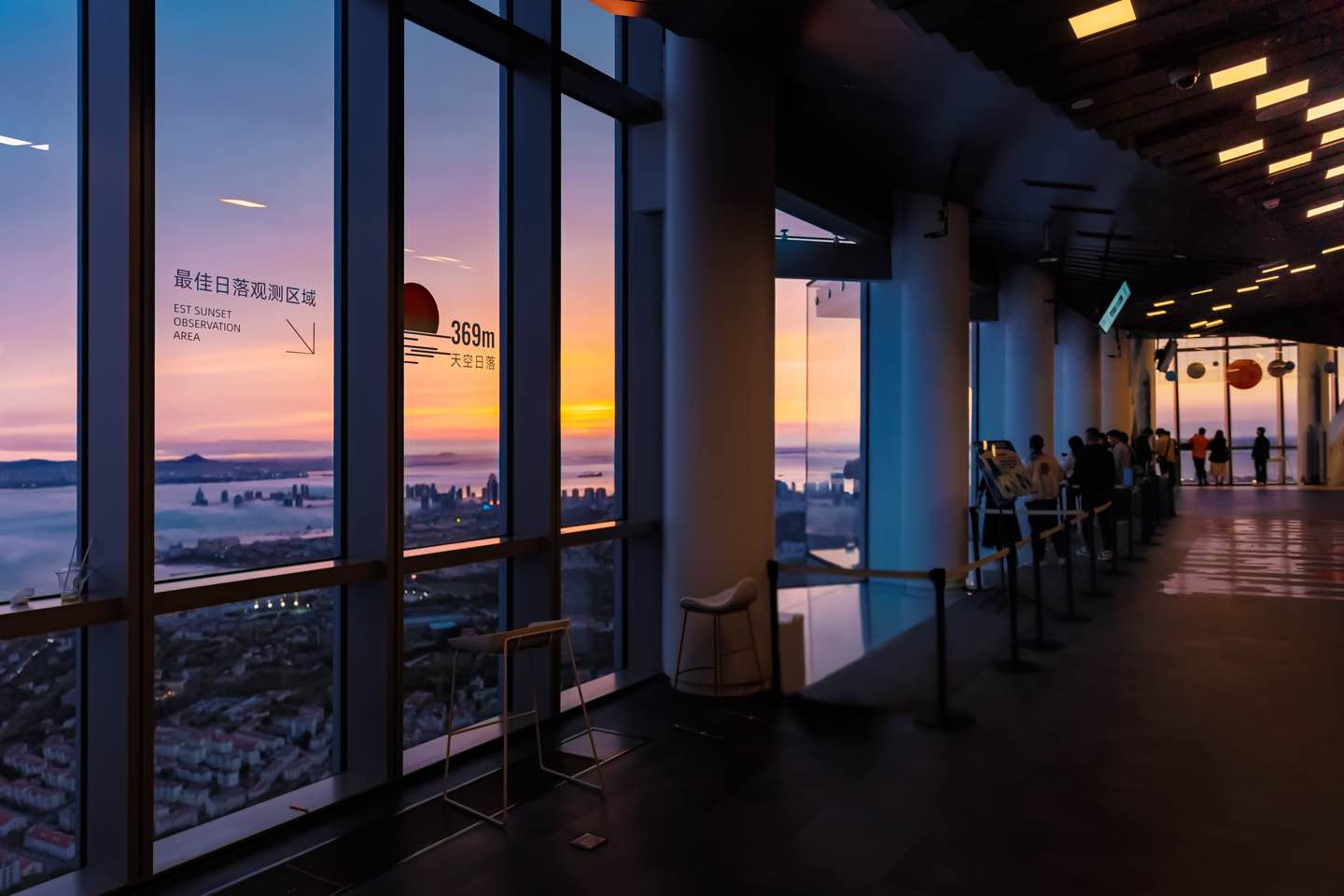 칭다오 운상해천 전망대 입장권