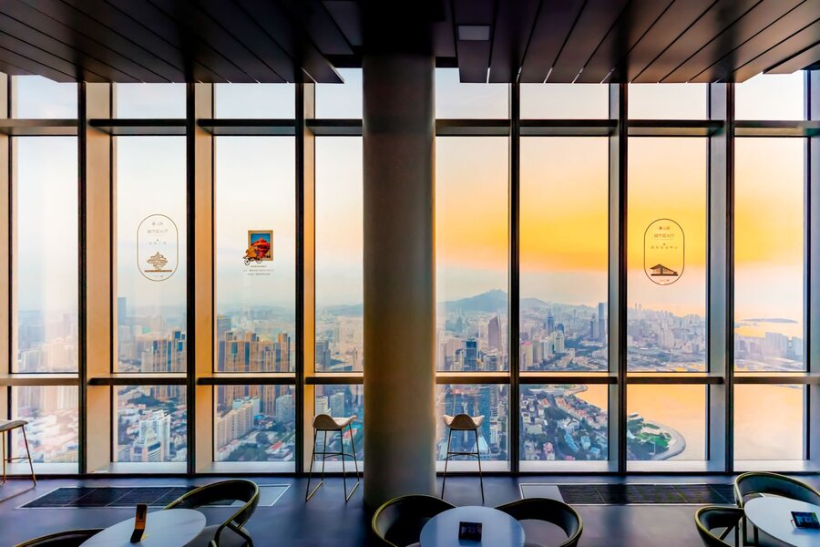 칭다오 운상해천 전망대 입장권