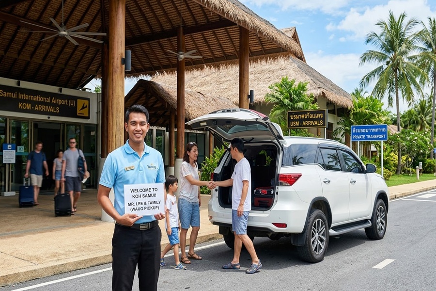 사무이 공항 - 보풋 / 마렛 / 리파 노이 픽업 서비스
