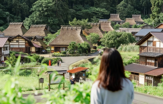 오사카 출발: 아마노하시다테&이네 후나야&미야마 가야부키노사토 일일 투어