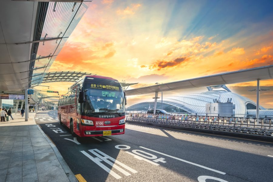 仁川空港リムジンバス割引チケット(6100番路線/蘆原、中浪/T2出発)