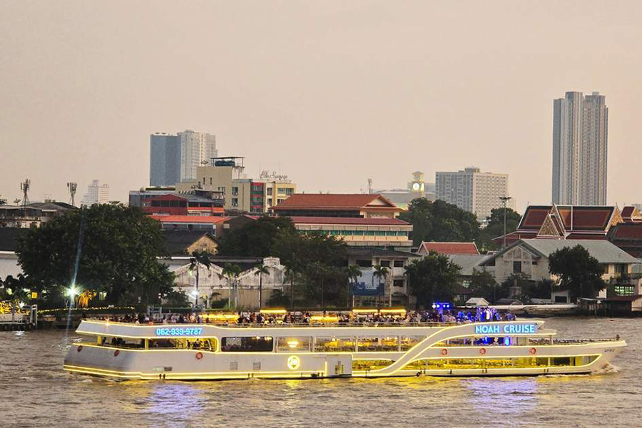 방콕 노아 선셋 & 디너 크루즈 (아이콘시암 출발)