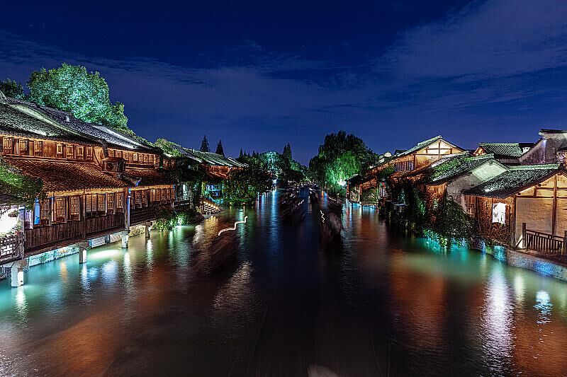 [토요일출발 반값할인] 상하이 우전 수향마을 동책 & 서책 데이투어 (나룻배 포함)