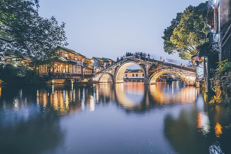 [토요일출발 반값할인] 상하이 우전 수향마을 동책 & 서책 데이투어 (나룻배 포함)