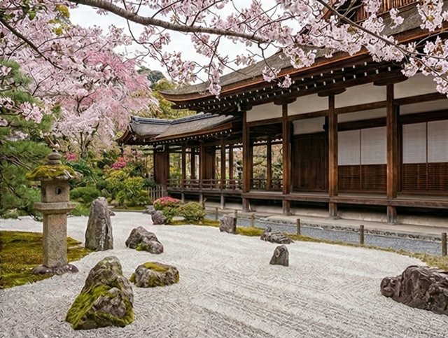 京都 仁和寺 御所庭園+御室花まつり桜祭り 入場チケット