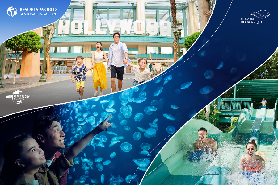 Universal Studios Singapore + Singapore Oceanarium + Adventure Cove Waterpark Combo Ticket