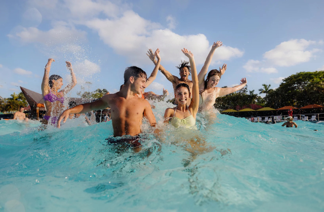 [결합할인] 골드코스트 웻 앤 와일드 워터파크 1일 입장권 + 왕복 호포 페리 탑승권