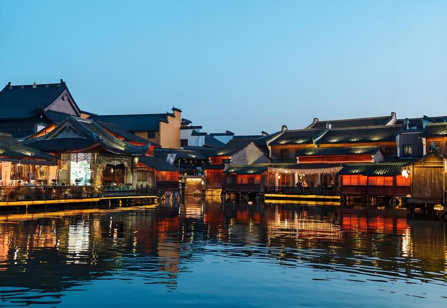 상하이 우전 수향마을 하이라이트 코스 일일투어