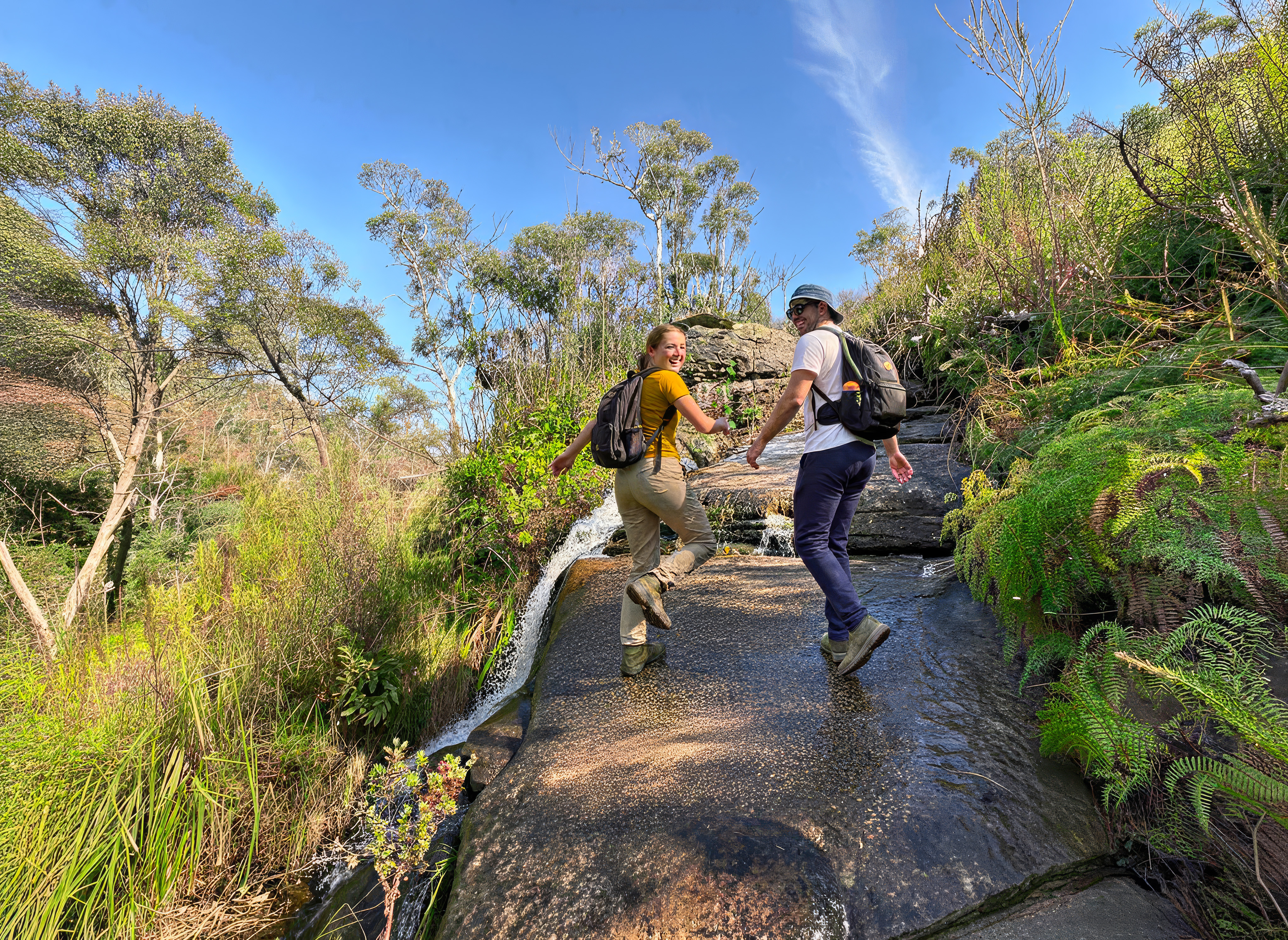 시드니 블루마운틴의 두 계곡 자연 산책 + 루라 마을 & 세자매봉 & 고베츠 립 일일 투어