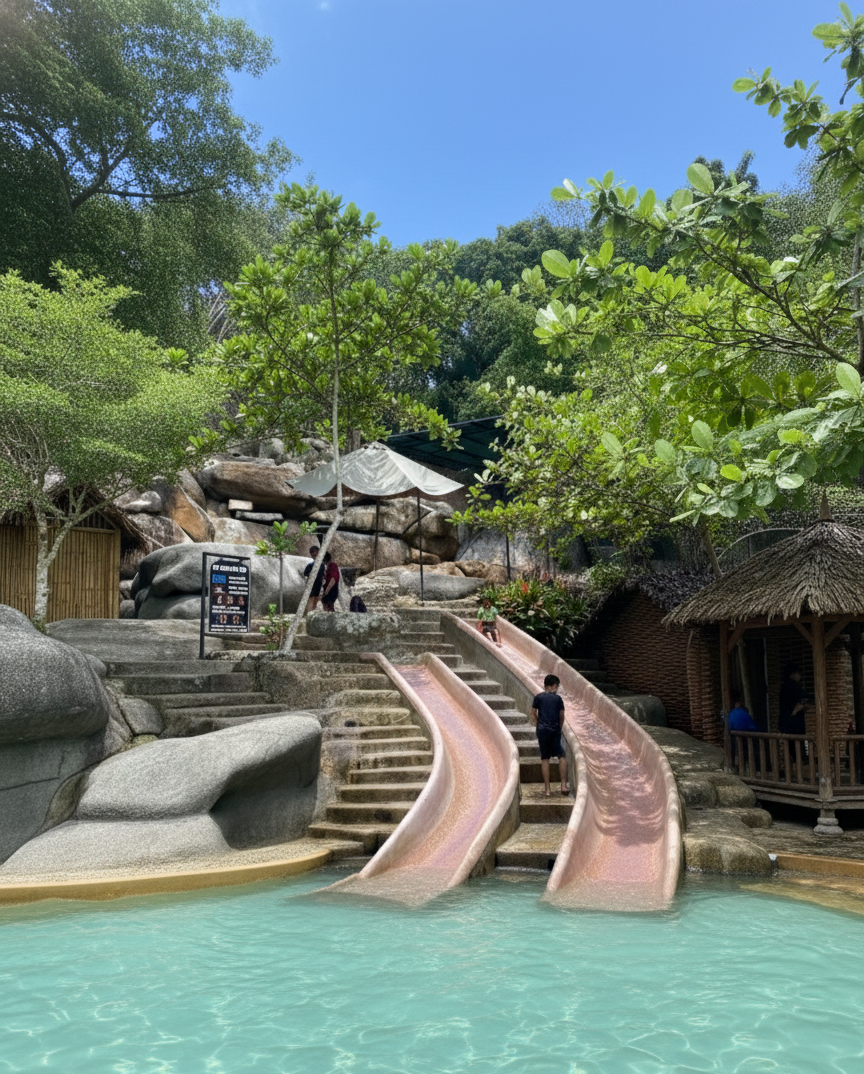 [베나자] 나트랑 아이리조트 머드 투어 (단독 머드탕, 워터파크, 점심 포함)