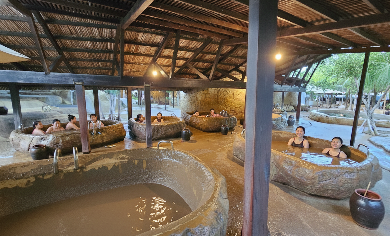 [베나자] 나트랑 아이리조트 머드 투어 (단독 머드탕, 워터파크, 점심 포함)