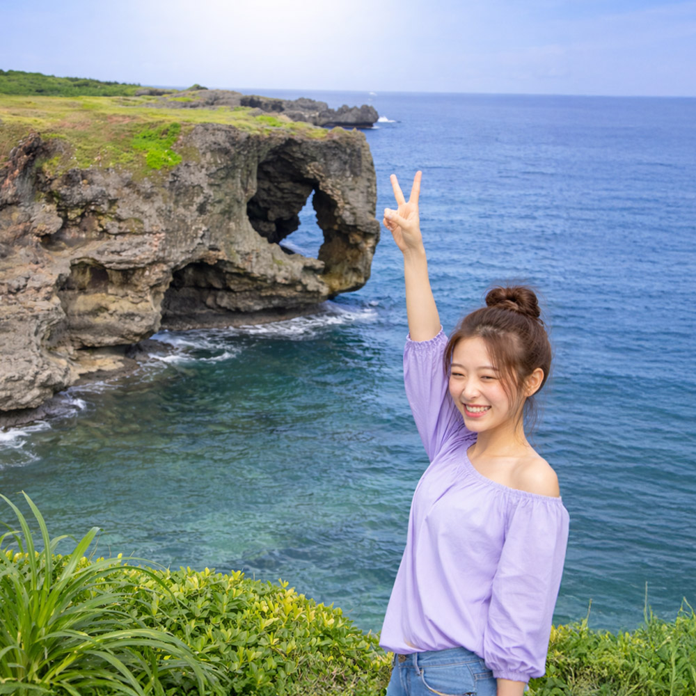 [유투어버스] 오키나와 북부 일일 버스투어 (츄라우미 수족관 입장권 포함)