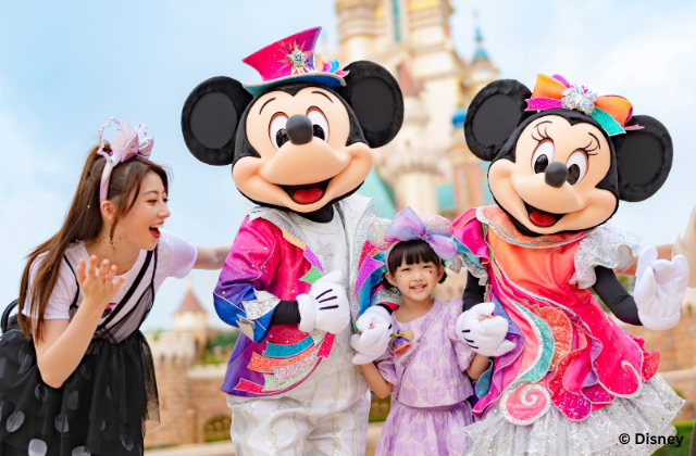 【プロモーション】香港ディズニーランド・ファミリーチケット＋無料アーリー・パークエントリーパス（大人＋子供＋1時間早く入場）
