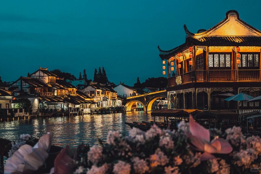 상하이 주가각 야경 & 왕홍 한푸 체험 인생샷 프라이빗 투어