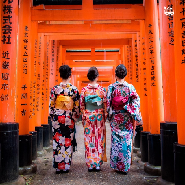 교토 아라시야마 버스 투어 - 청수사, 도게츠교, 치쿠린, 금각사, 후시미이나리신사