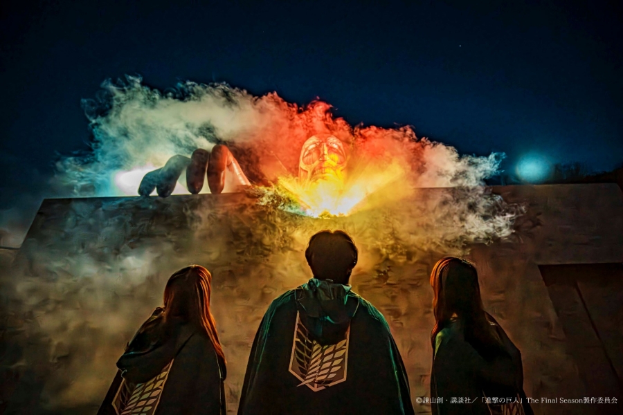 兵庫 ニジゲンノモリ 進撃の巨人 THE NIGHTWALK 入場チケット（夜間イベント）