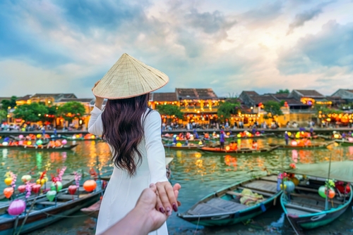 호이안 바구니배 체험 & 올드타운 야경 (소원배/소원초) 단독 투어 + 미노스파 (체크아웃/샤워실)