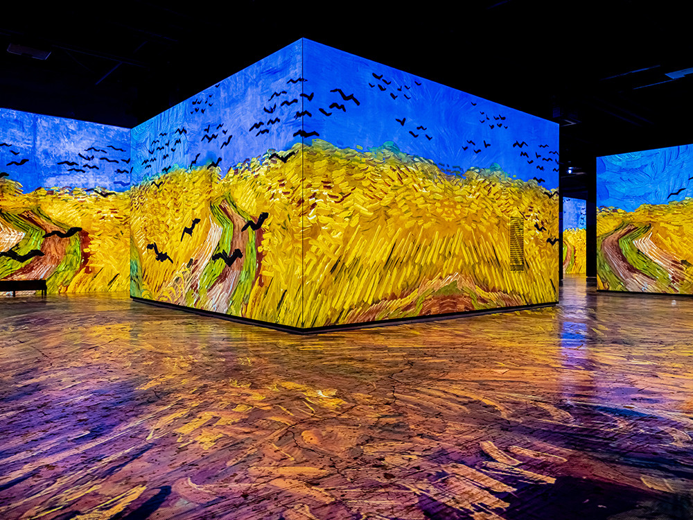 제주 빛의 벙커 반 고흐, 별이 빛나는 밤 전시