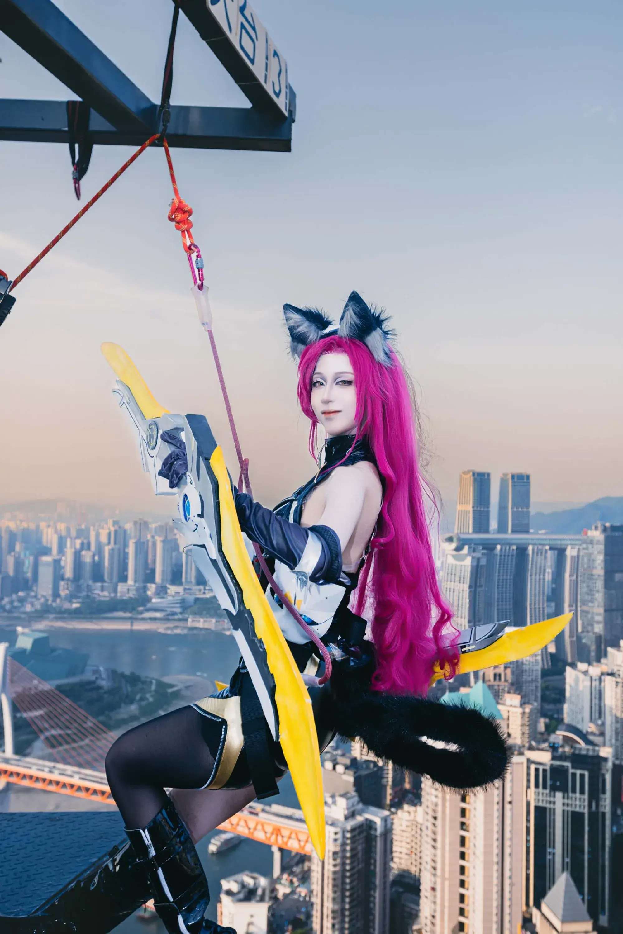 충칭 세계 무역 센터 스카이 전망대 131 여행 사진 촬영