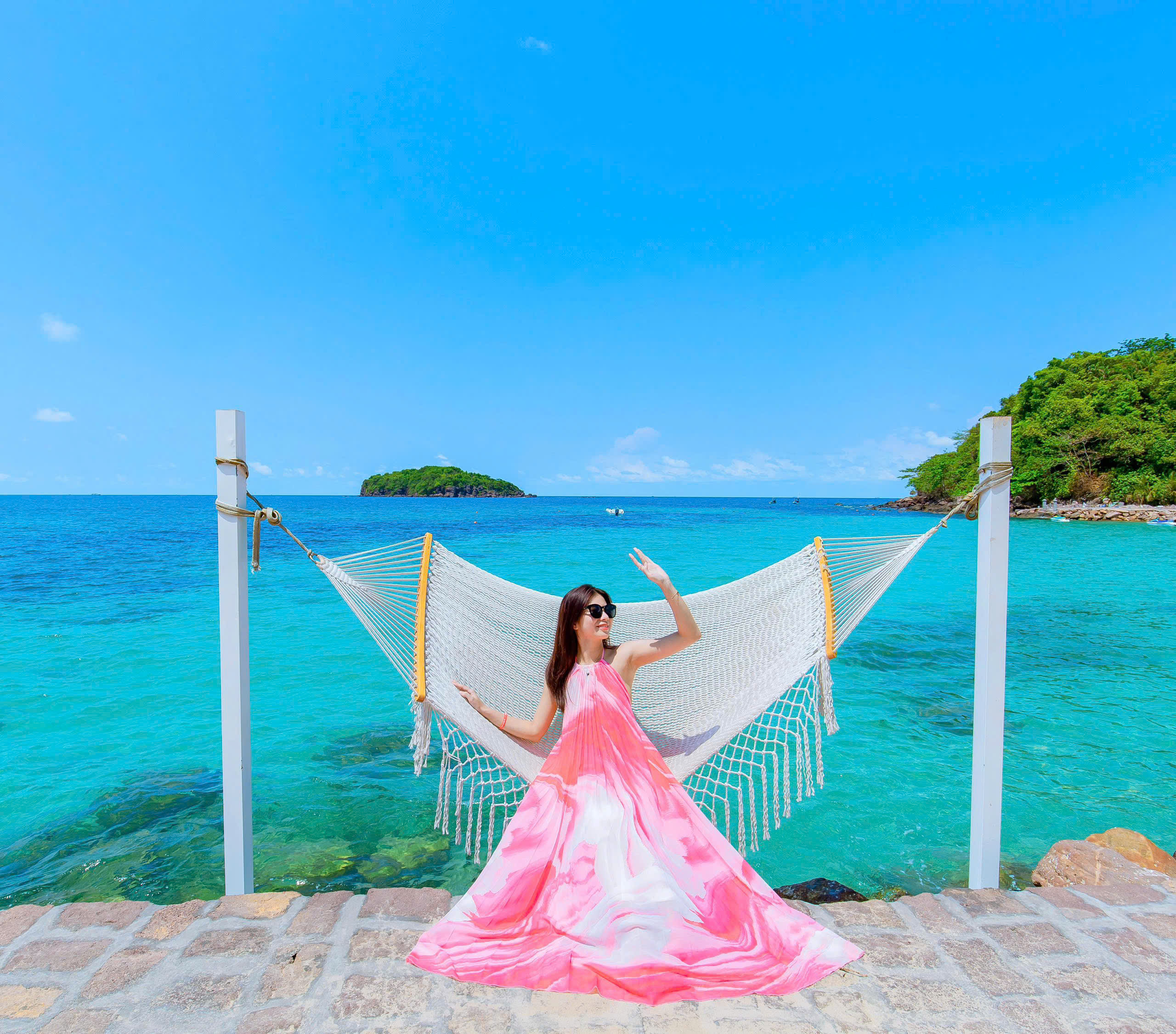 フーコック スピードボート ホッピングツアー（ビュッフェランチ＆サ<bos>ワールドケーブルカー）