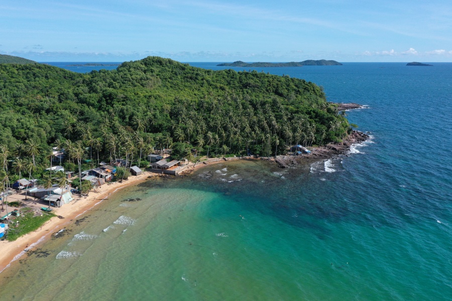 フーコック スピードボート ホッピングツアー（ビュッフェランチ＆サ<bos>ワールドケーブルカー）