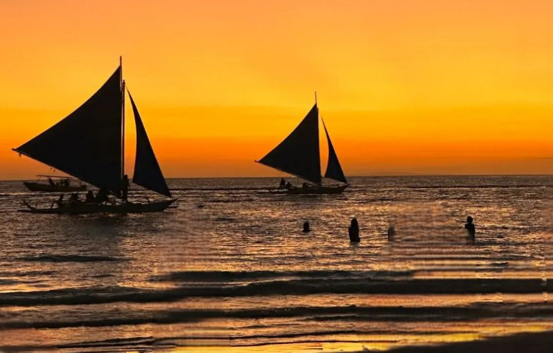 [보홀션] 보홀 돛단배 세일링 보트 선셋 투어