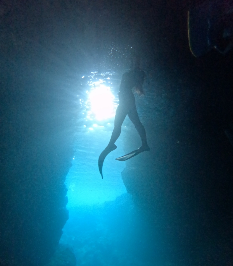 Onna Village Departure: Okinawa Blue Cave Boat Snorkeling / Discovery Scuba Diving / Free Diving Tour