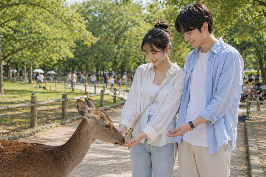 [독점할인] [아이트립] 오사카 나라 & 교토 일일 버스 투어 - 무료 감성 사진