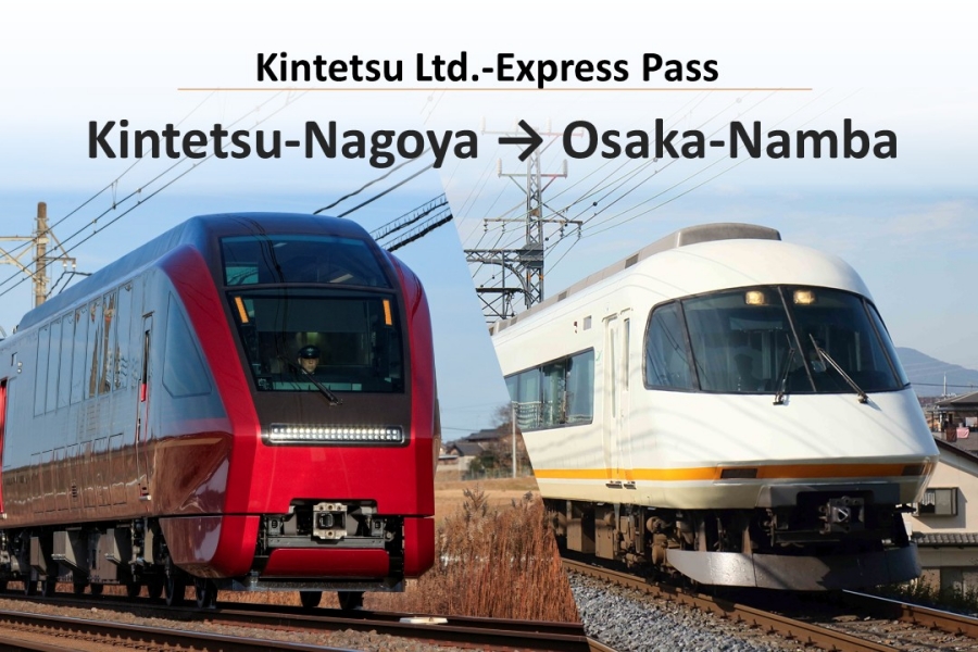 Kintetsu Limited Express Train Pass: Kintetsu Nagoya Station - Osaka Namba Station