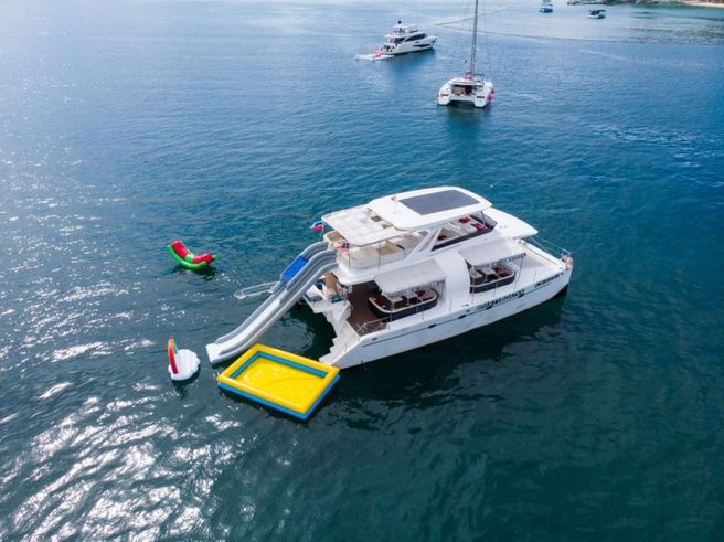 Kota Kinabalu Party Boat Cruise Hopping & Snorkeling Tour