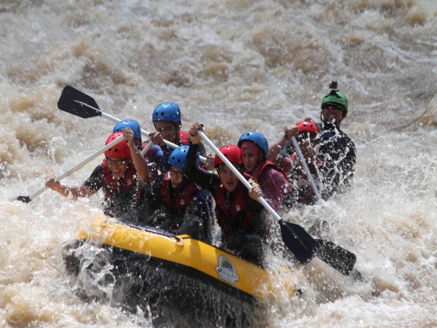 코타키나발루 파다스강 래프팅 투어