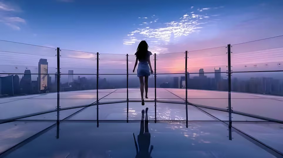 충칭 래플스 시티 스카이워크 티켓