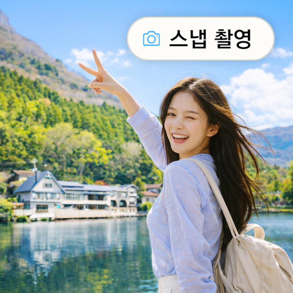 [유후인 벳부 다자이후] [전문사진작가동승] 1일 버스투어 간식, 입장료 포함 9가지 특전 유투어버스
