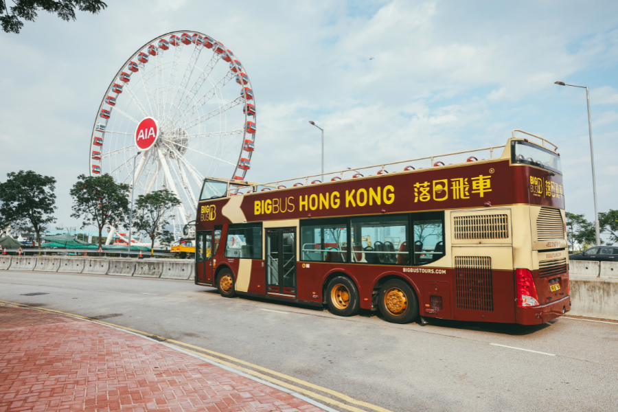 Big Bus Hong Kong Hop-On Hop-Off Ticket & Night Tour