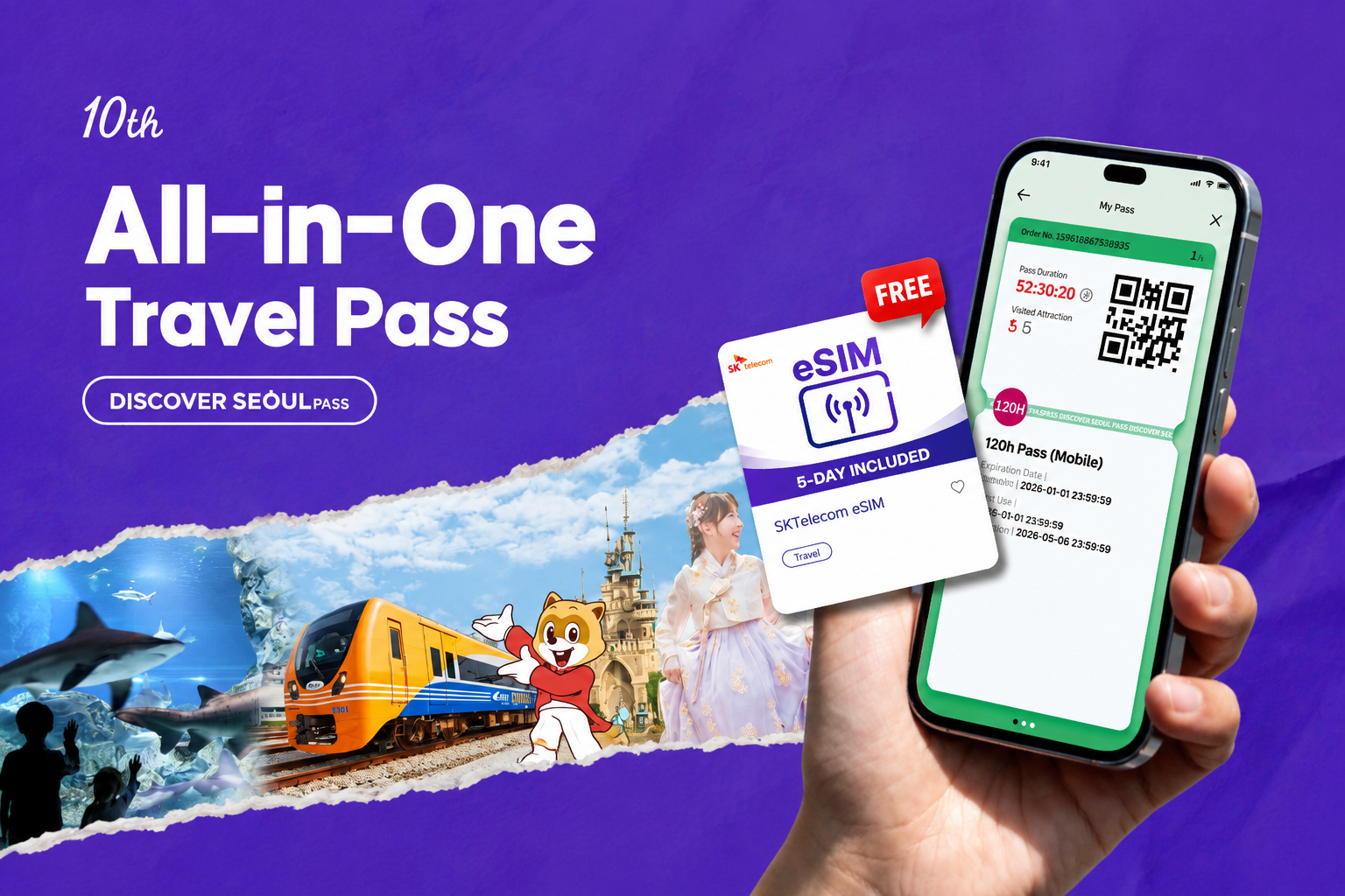 Mobile Discover Seoul Pass