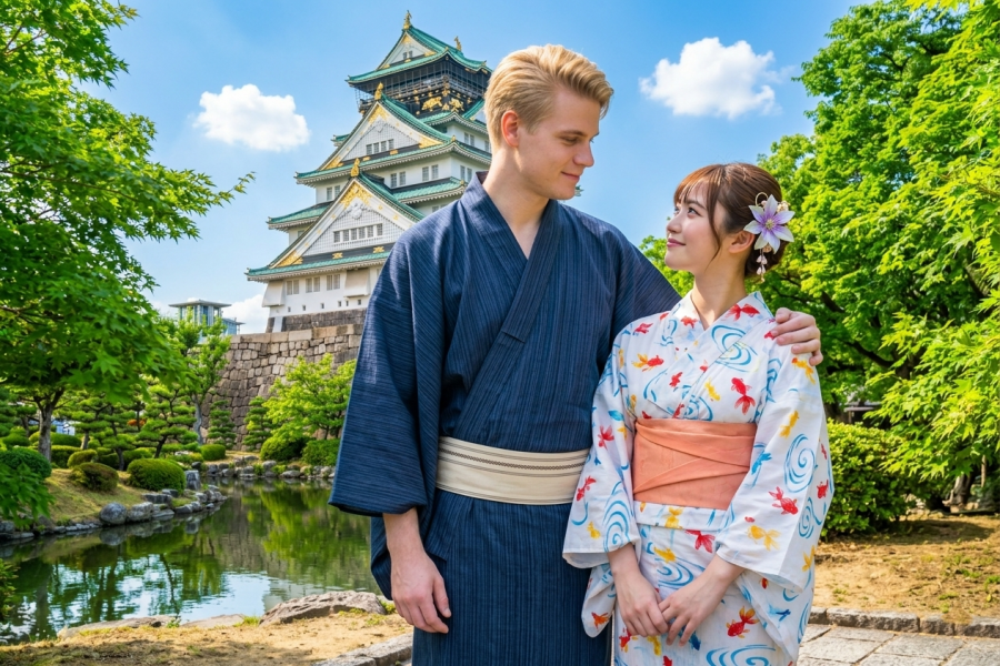Osaka Vasara Kimono & Yukata Experience Namba Store