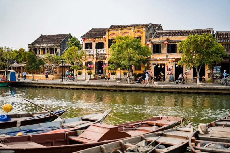 Da Nang Marble Mountains & Basket Boat Ride in Coconut Forest & Hoi An Old Town Tour (English / Korean Guide)