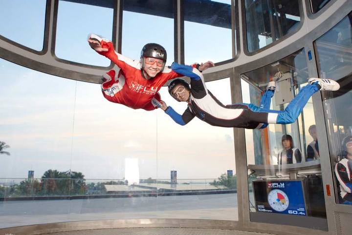 싱가포르 iFly 실내 스카이 다이빙 체험