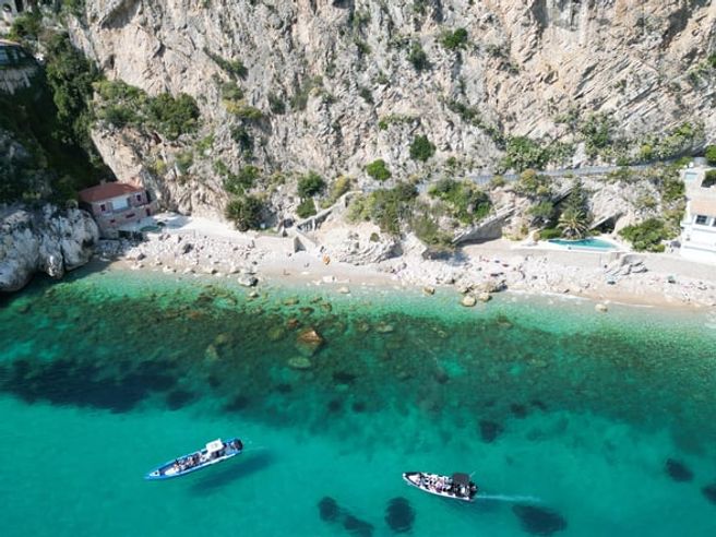 Nice Departure: Mala Cave, Villefranche & Snorkeling Boat Tour