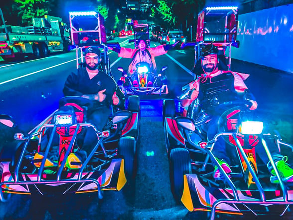 Tokyo Ginza Street Go-Kart Tour - Hip with Neon & Costumes!