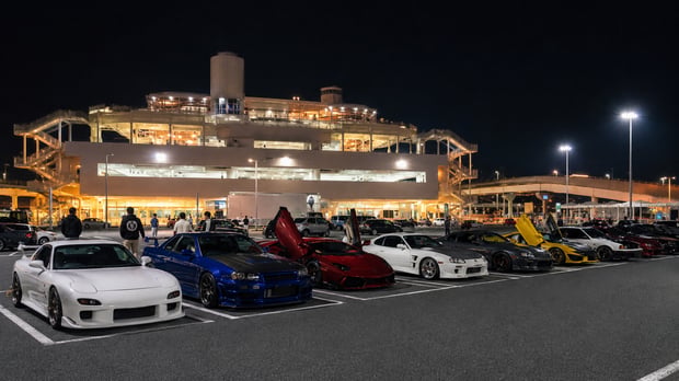 Tokyo JDM Car Meetup Tour - Daikoku PA or Umihotaru, w/ Silvia S15 or GR86 Option